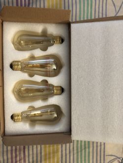 Brand new vintage Edison bulbs pack of 4