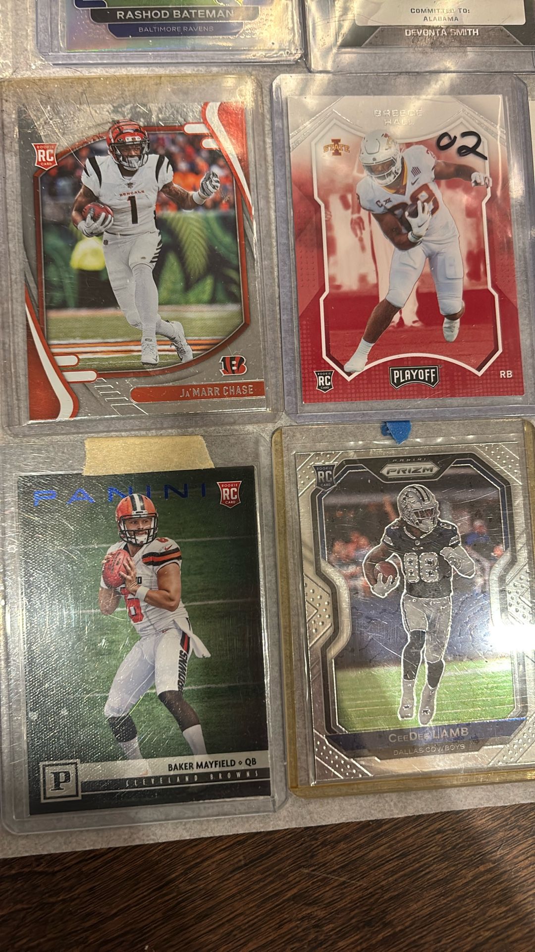 NFL Card Lot🔥 Ungraded Mint Rookies, Collegiate Etc