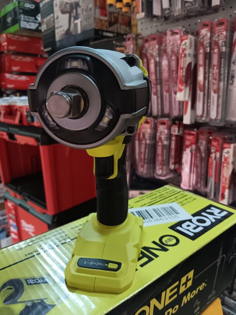 Ryobi ONE + HP 18V Brushless Cordless 4 Mode 1/2in. Impact Wrench. Tool Only