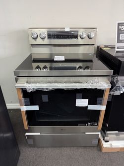 LG electric range air fry oven