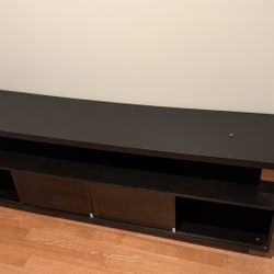 Black Tv Stand No Stains Or Scratches