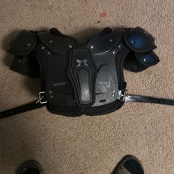 Football Shoulder Pads Used For One High School Season 