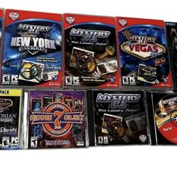 PC Mystery Games Set Of 9