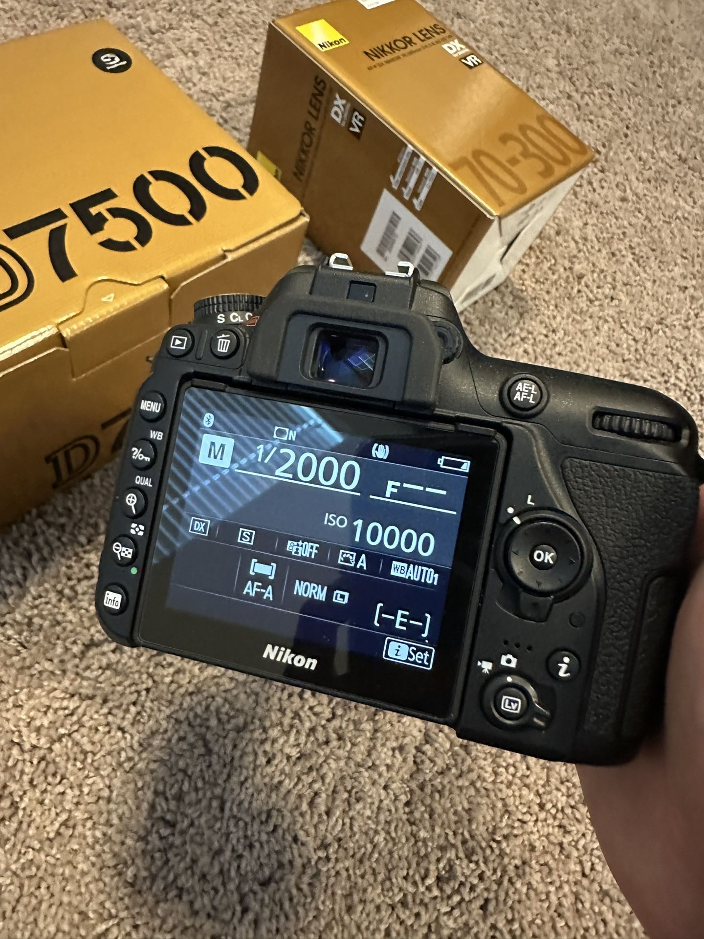 Nikon D7500+70-300 lens