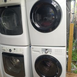Kenmore front load washer and dryer set both works good 💯2️⃣ months warranty 📌
