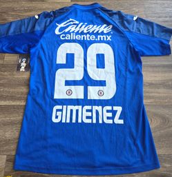 Joma Cruz Azul 19/20 Home Chaco Gimenez Futbol Soccer Jersey Mens Small
