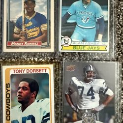 Huge Sports Card Lot – Football, Baseball, Basketball – Rookies, Inserts, Autos, Vintage Stars