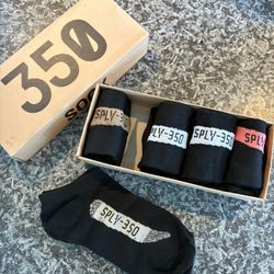 Adidas Yeezy Socks SPLY 350 Set of 5 Ankle Cotton Socks Unisex S/M
