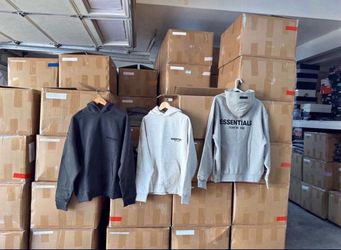 🔥 FEAR OF GOD ESSENTIALS HOODIES – DARK OATMEAL / LIGHT OATMEAL – XXS–XXL