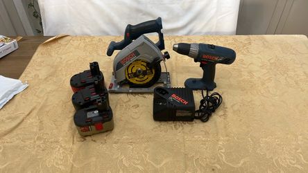Bosch 24V Circular Saw and Drill Combo Set