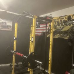 Hulk fit Power Cage With Lat Pulldown Extension 