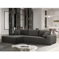 Blue Or Dark Gray Available Brand New L Sectional Couch 🛋️ Either Side Chaise Available Left Or Right Brand New In Box ‼️