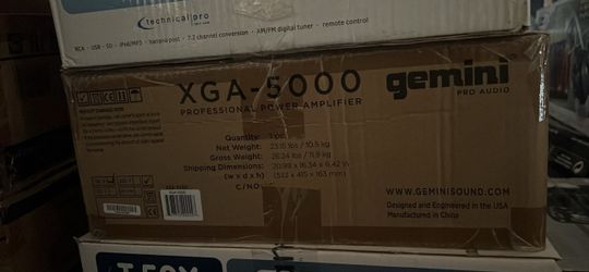 Gemini XGA-5000 Professional Power Amplifier