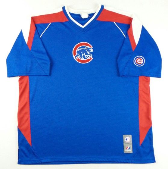 Authentic Majestic Chicago Cubs Batting Practice Baseball Jersey Size Mens XL