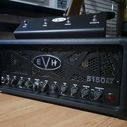 EVH 5150 50S 6L6 50 Watt STEALTH Edition 50w Guitar Amplifier, Amp, Top, Head
