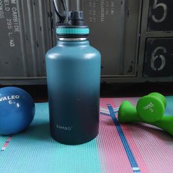 CIVAGO 64 oz Insulated Stainless Steel Sports Water Jug