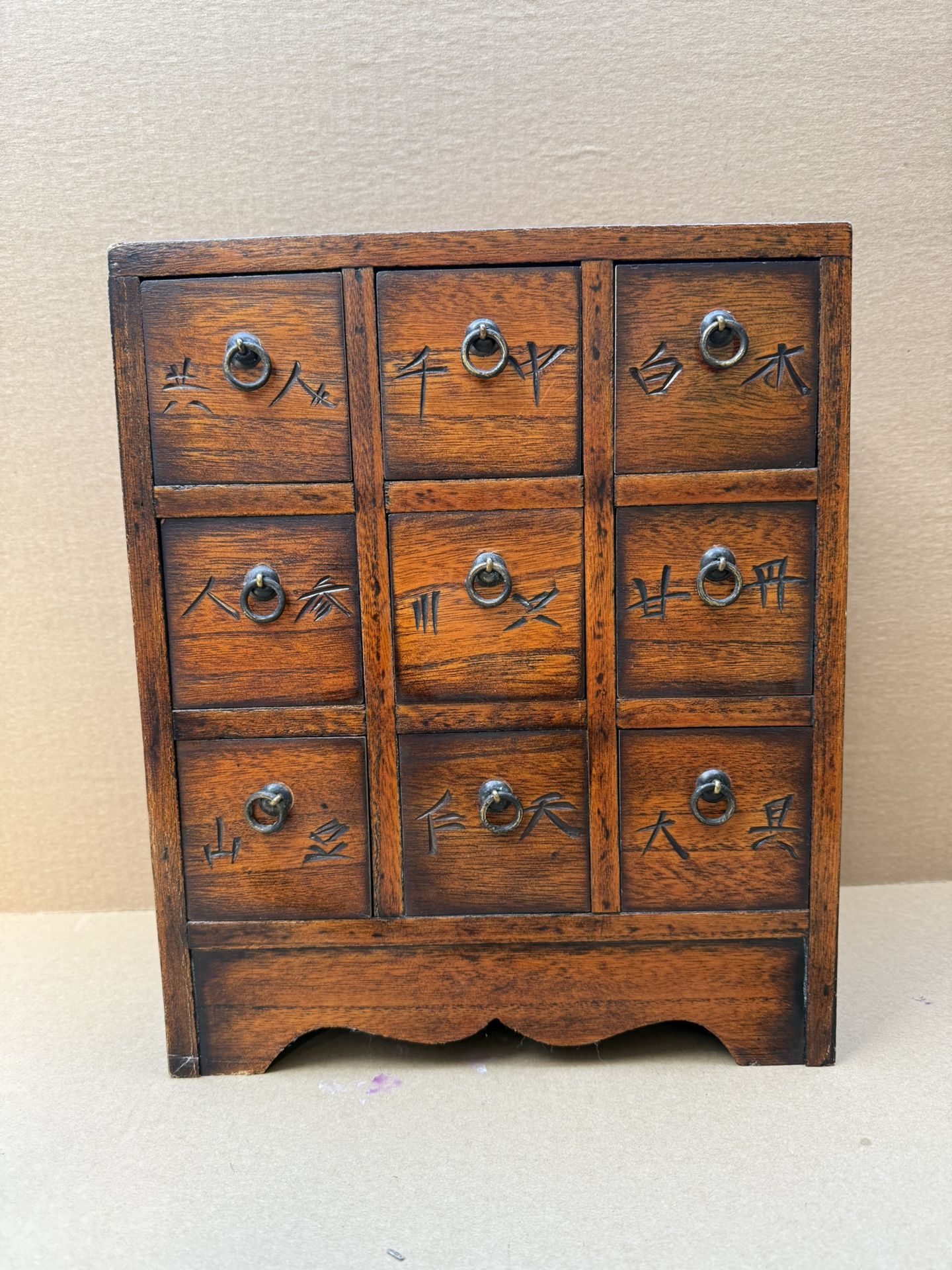 Asian Apothecary Chest Of Drawers - Tabletop, Traveling