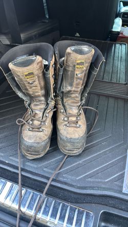 Meindl Leather climbing Boots steel toe