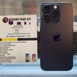 Unlocked Purple iPhone 14 Pro 128gb