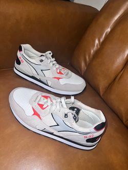 Diadora N.92 Advance in the "White / Cherry Tomato men’s size 9.5