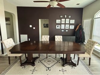 Formal Wood Dining Table