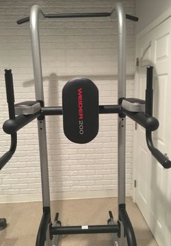 Weider 200 online pull up tower