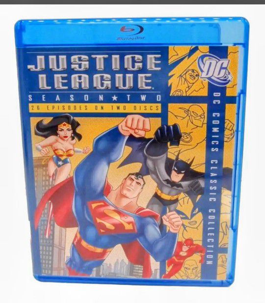 Justice League: Season 2 (Blu-ray, 2003, 2-Discs) DC Comics Classics Collection