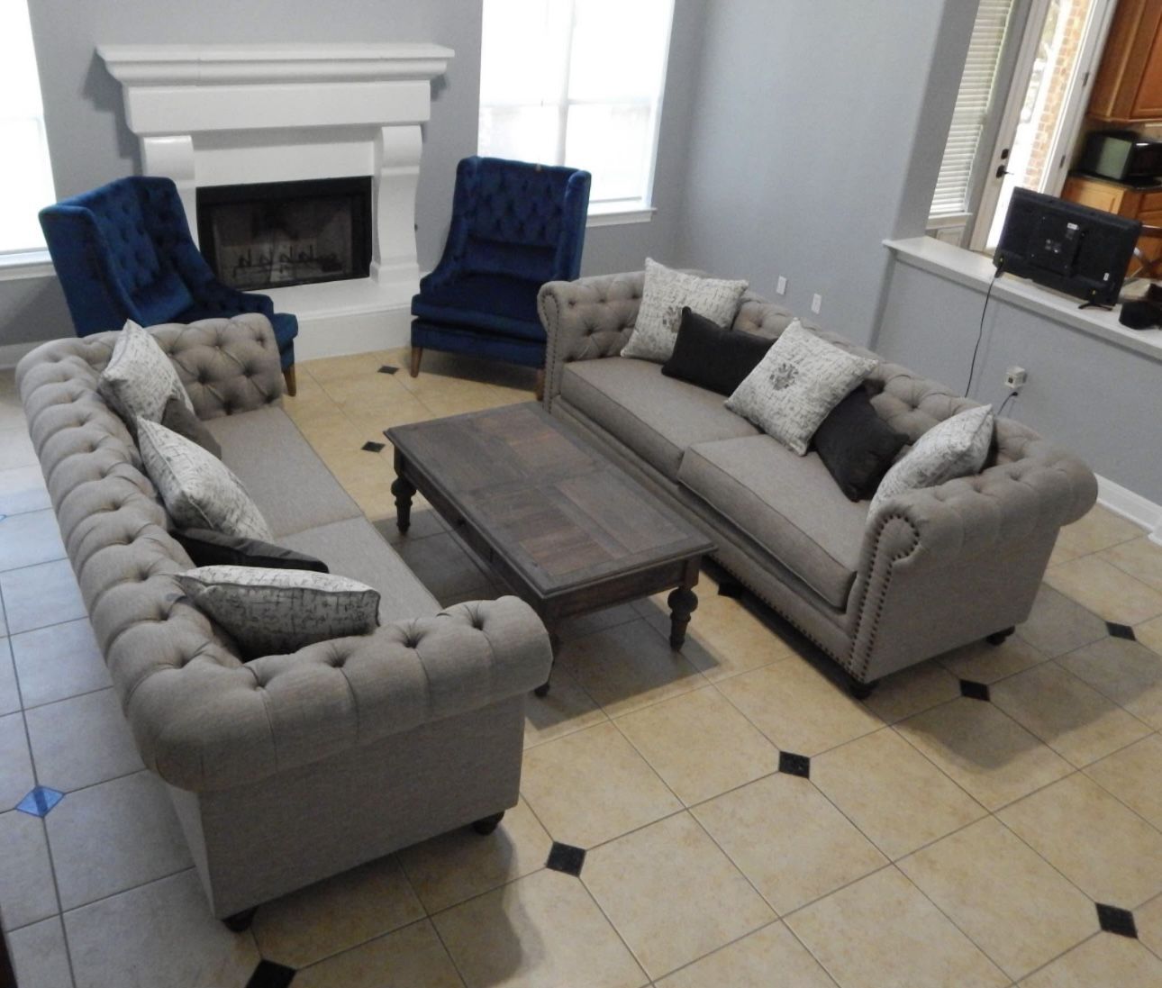 Elegant Sofa Set - Excellent Condition - 1350(OBO) Accent chairs and coffee table priced separately