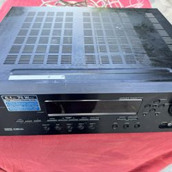 Onkyo Natural Sound Dolby Receiver/Amplifier With Prolific Enhanced Sound Modes From Which To Select; 100 Watts Output