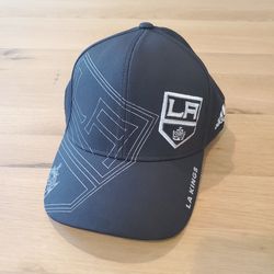 BRAND NEW LA Kings Adidas Black and White Structured Fitted Hat L/XL