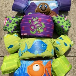 $10 Each Seal Fish Turtle Puddle Jumper Body Glove 30 – 50 lbs Coast Guard Approved Flotation