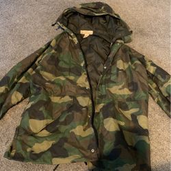Army Print Jacket