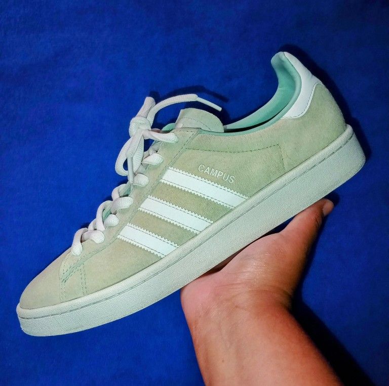 Men's Size 10.5 Adidas Campus Mint Green