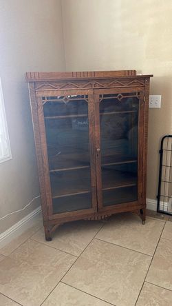 Unique antique display case