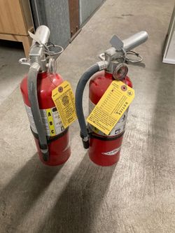 Two Fire Extinguishers