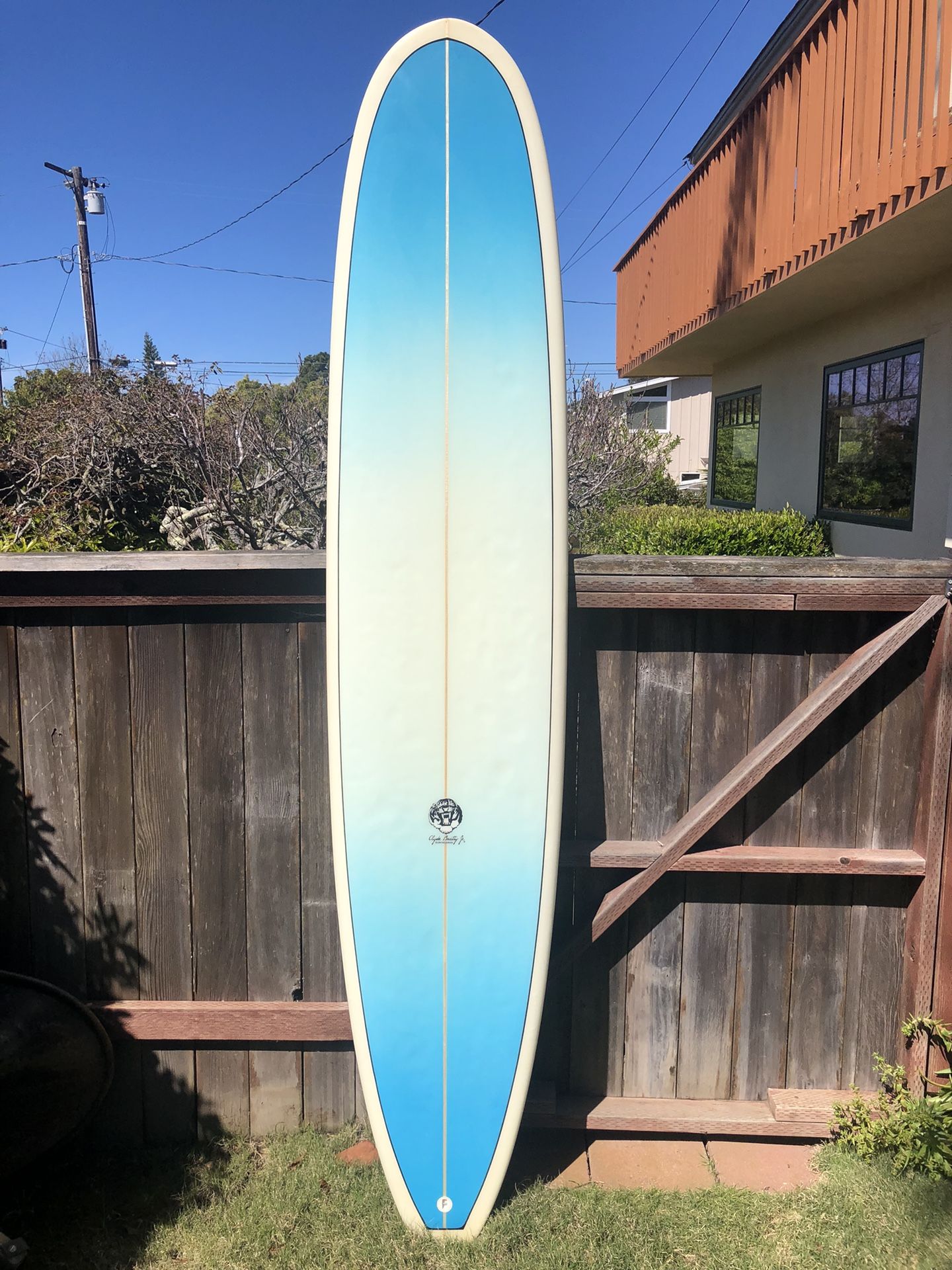 9' -2" Surfboard Longboard--Clyde Beatty Jr