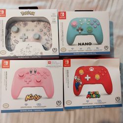 Set Of 4 Nintendo Switch Controllers