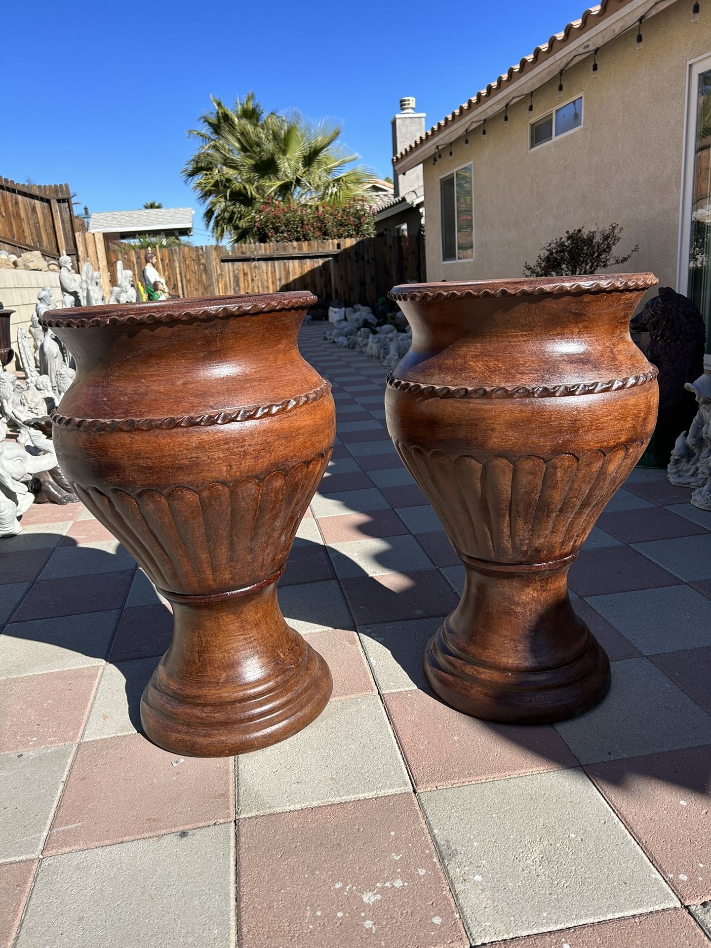 New Flower Pots Made Out Of Clay