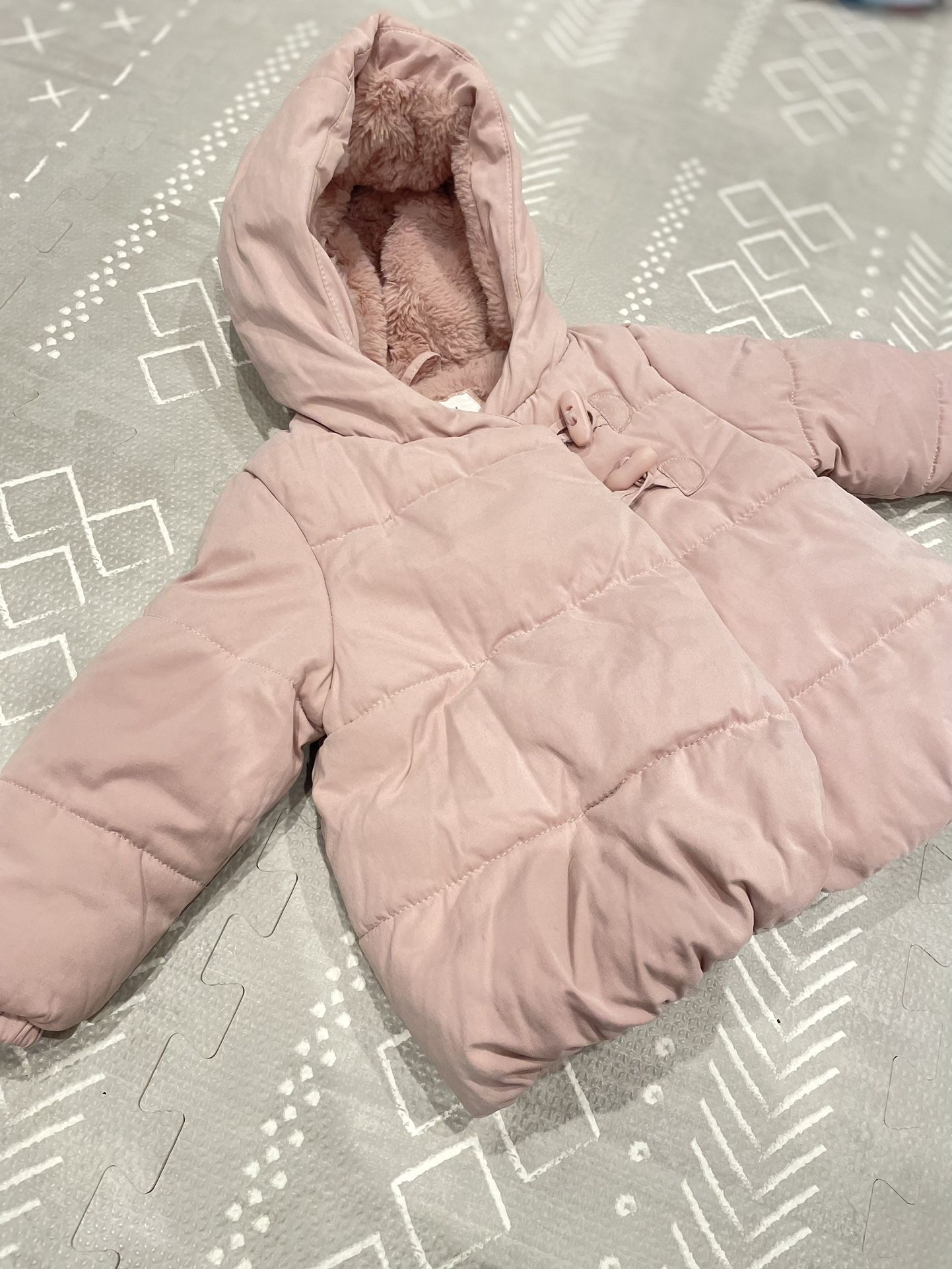 Baby Girl European Winter Coat 12-18 Months El Corte Ingles