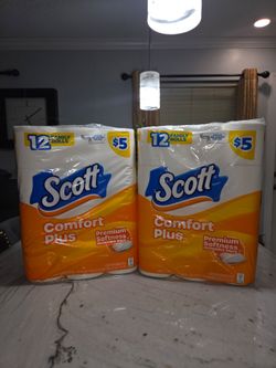 Scott 12 roll toilet paper $4 each
