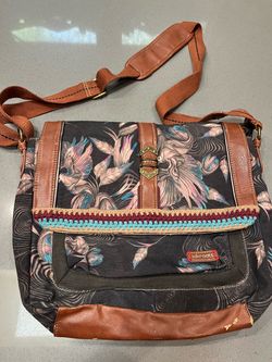 Sakroots Floral Canvas Crossbody Bag