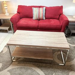 3pc Coffee Table With End Table 