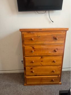 Used wooden dresser