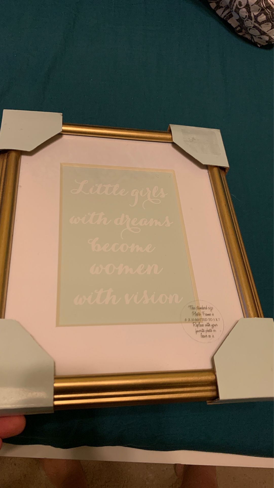 Framed quote