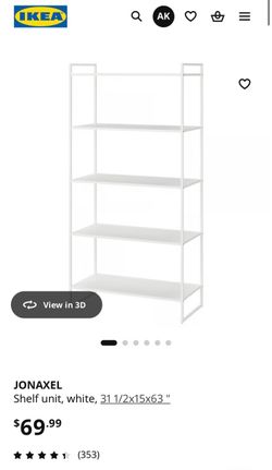 IKEA white shelf