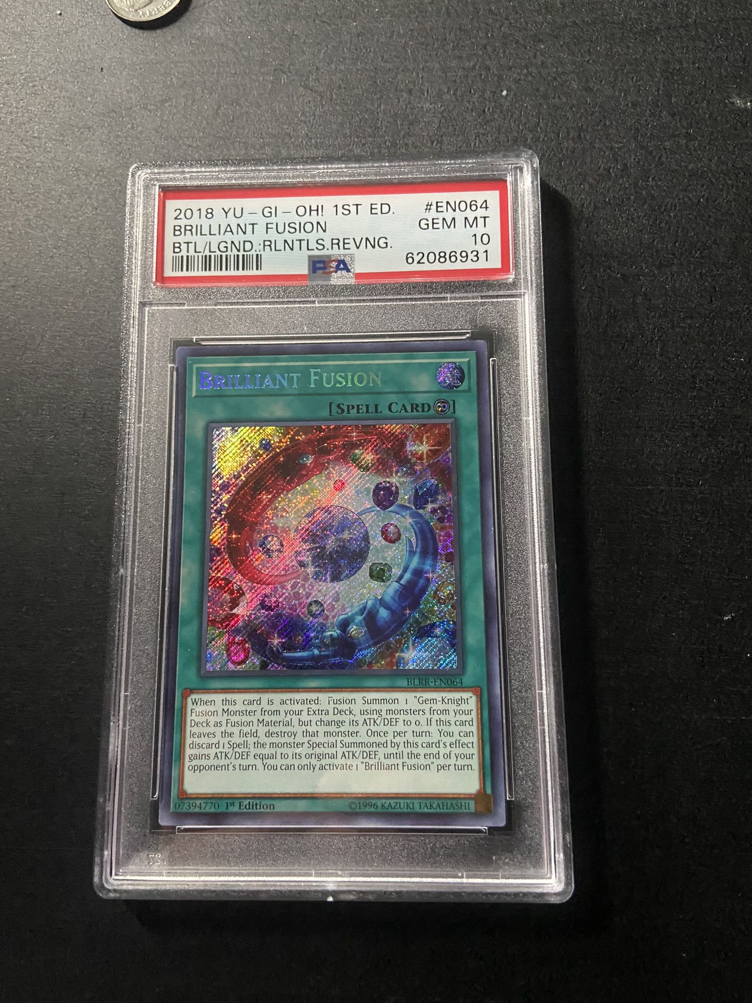 Yugioh Brilliant Fusion PSA 10