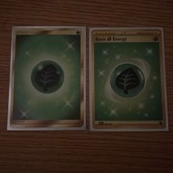 Gold energy Pokemon cards 