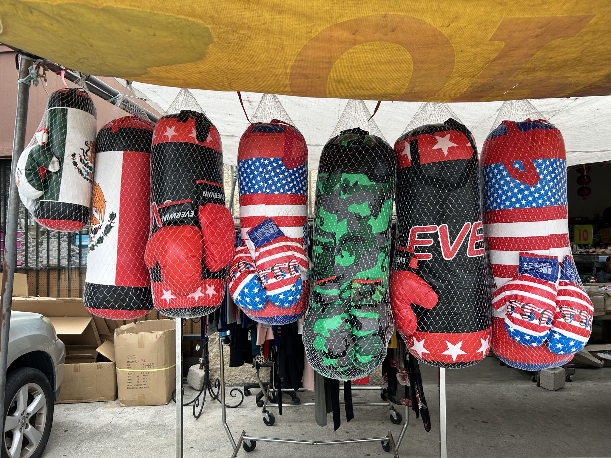Boxing Bags With Gloves $10-$15-$20