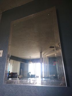 Vintage glam mirror