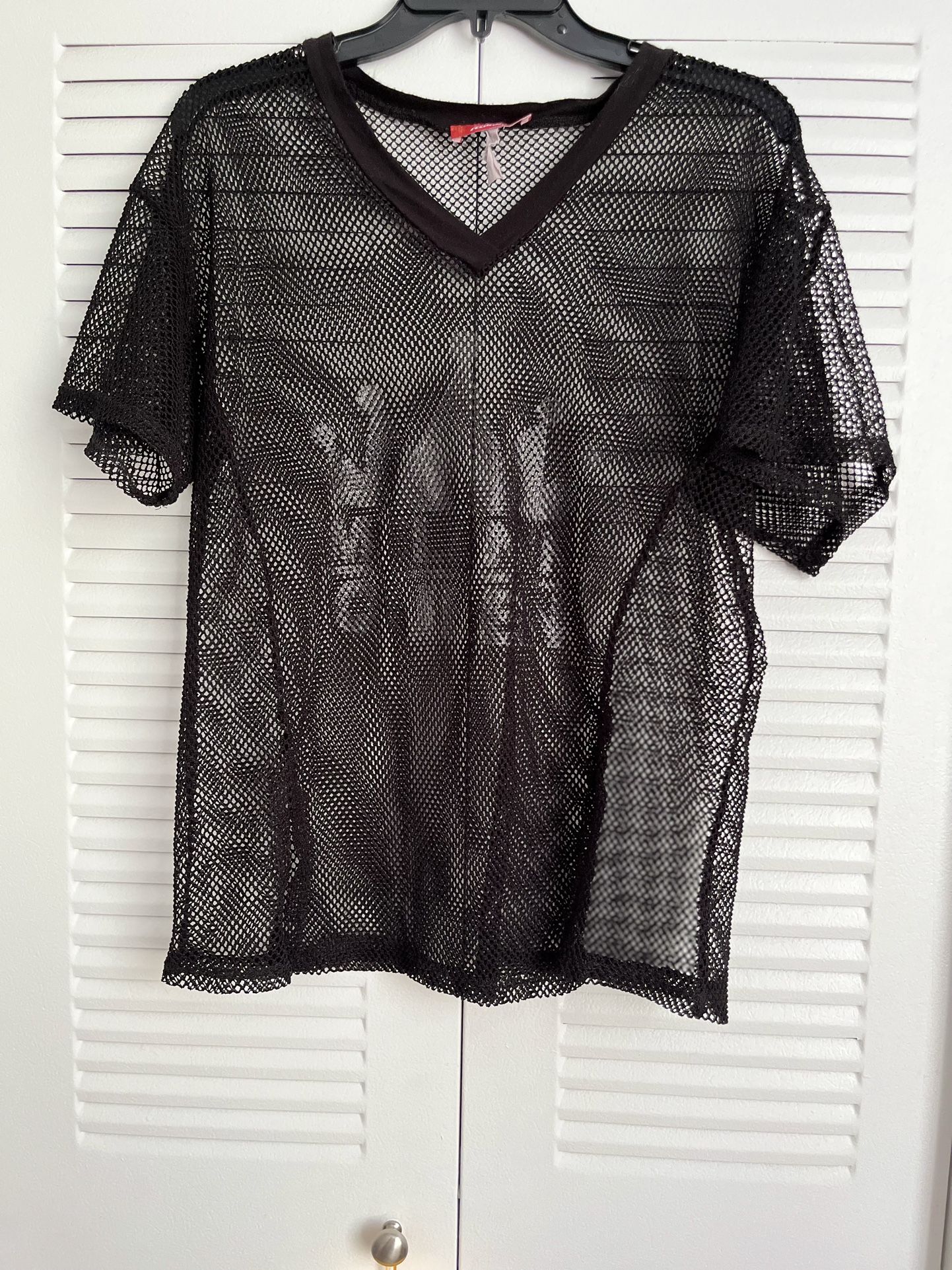 Women “Melanin Queen” Fishnet Shirt